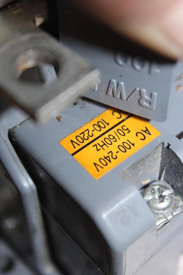 Used BENSHAW MAGNETIC CONTACTOR RSC-100 160 AMP 600 VOLT 3-POLE COIL: 100-240 VOLT