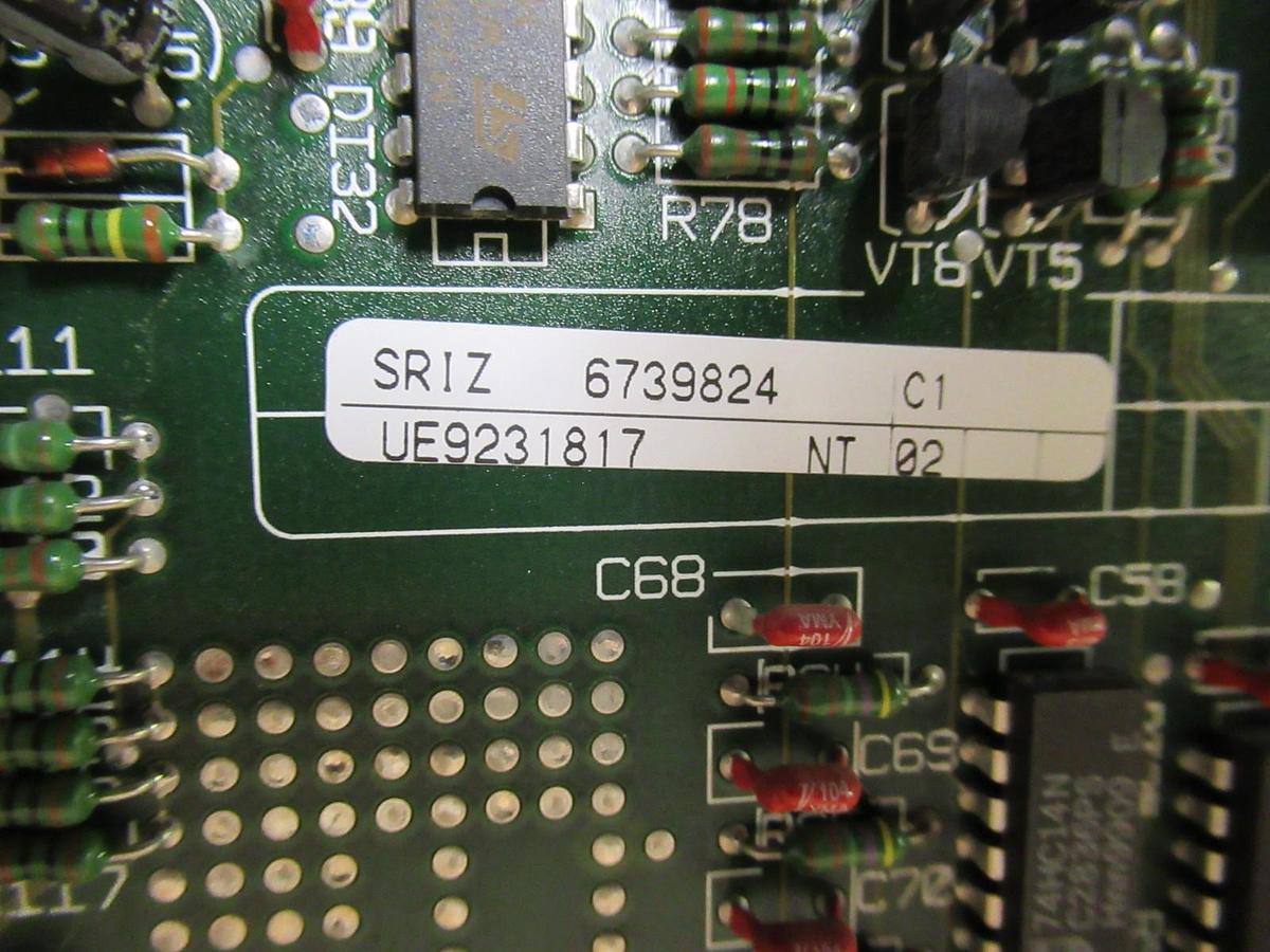 Used MERLIN GERIN CRIZ 6739823XD-1C1 6739824 PLC PC BOARD MG MGE EPG **WARRANTY**