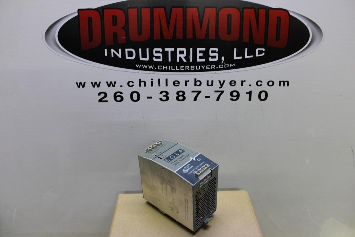 Used EMERSON SOLA POWER SUPPLY SDN-5-24-100P 230 VAC 2.2 AMP **WARRANTY**