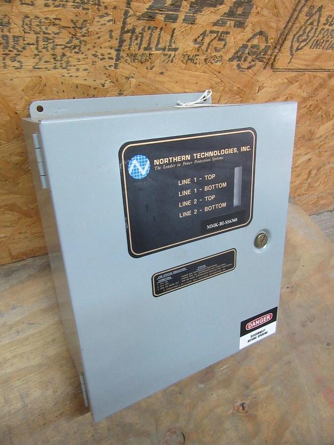 Used NORTHERN TECHNOLOGIES TRANSIENT VOLTAGE SURGE SUPPRESSOR MMK-BI-SS6360 240VAC