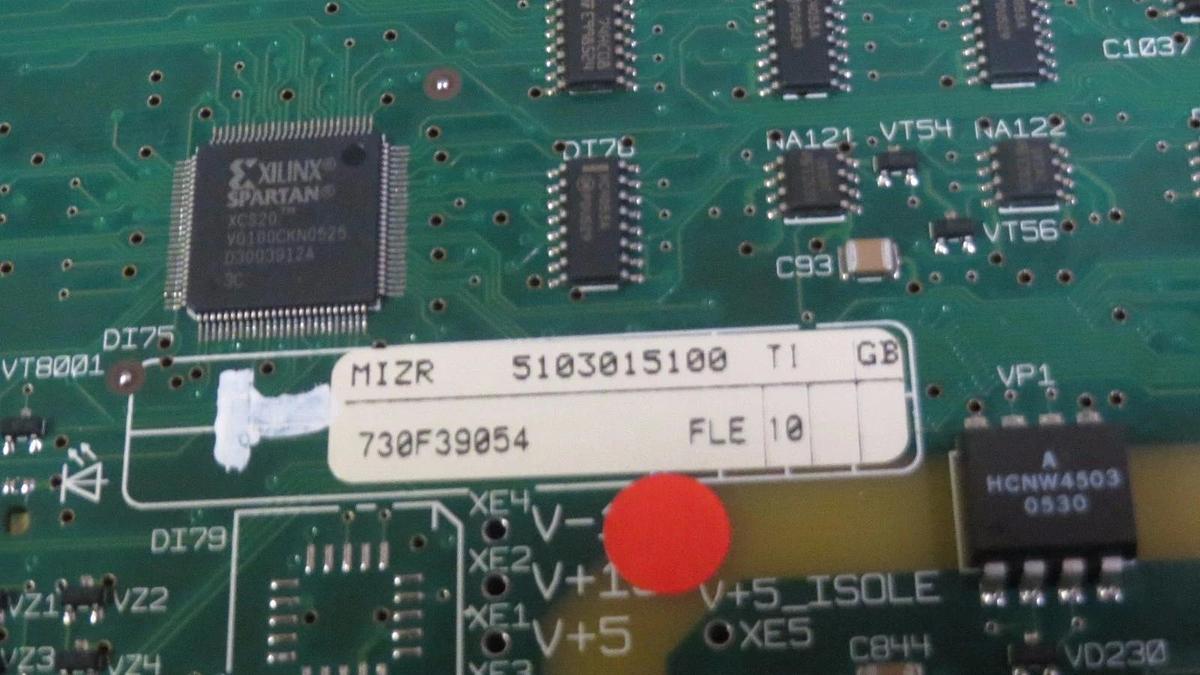 Used MGE UPS SYSTEMS CIRCUIT BOARD MIZR 51030150XD-1GA // MODEL: MIZR5103015100