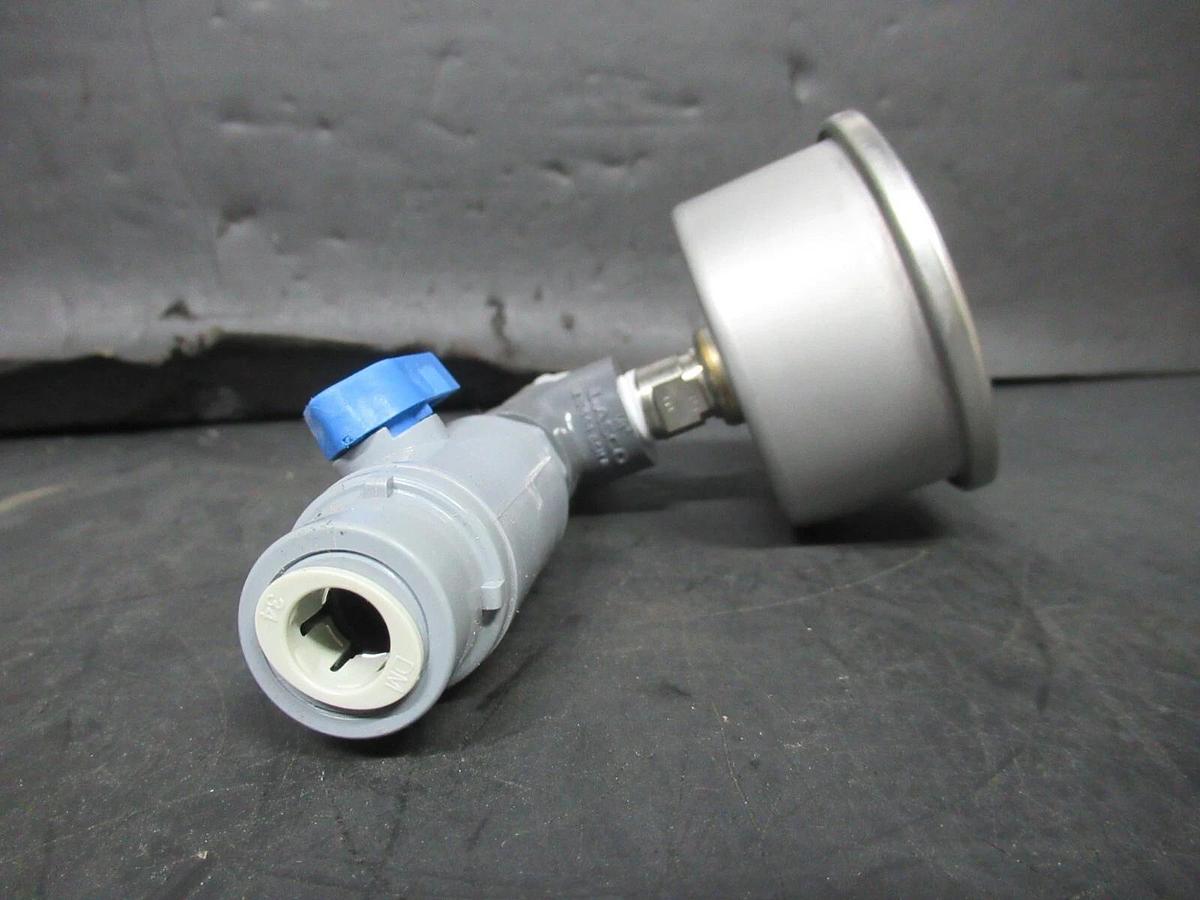 NEW SURPLUS PRESSURE GAUGE 316L-SS 0-100 PSI **WARRANTY INCLUDED**