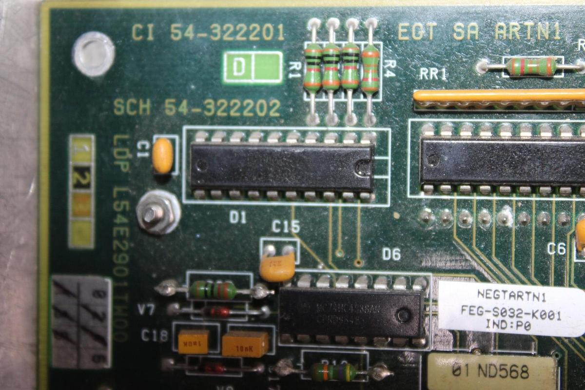 Used ALSTOM DISPLAY CIRCUIT BOARD L54E2901TW00 FEG-S032-K001 54-322201 *WARRANTY*