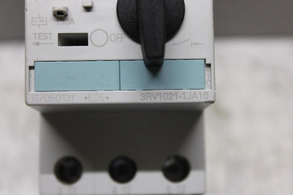 Used SIEMENS MANUAL MOTOR STARTER 3RV1021-1JA10 600 VOLT 7-10 AMP 10 HP *WARRANTY*