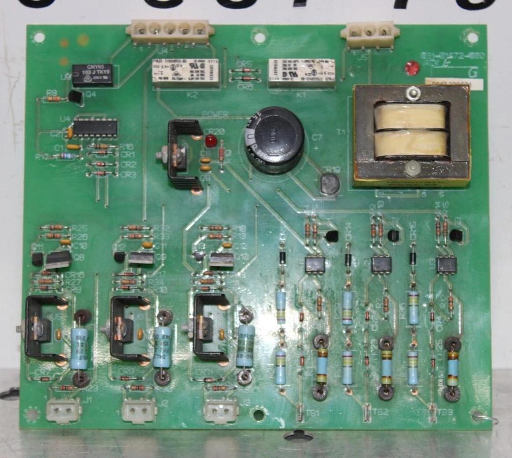 Used YORK HVAC CHILLER SCR TRIGGER CIRCUIT BOARD 031-01472-000 REV. E **WARRANTY**