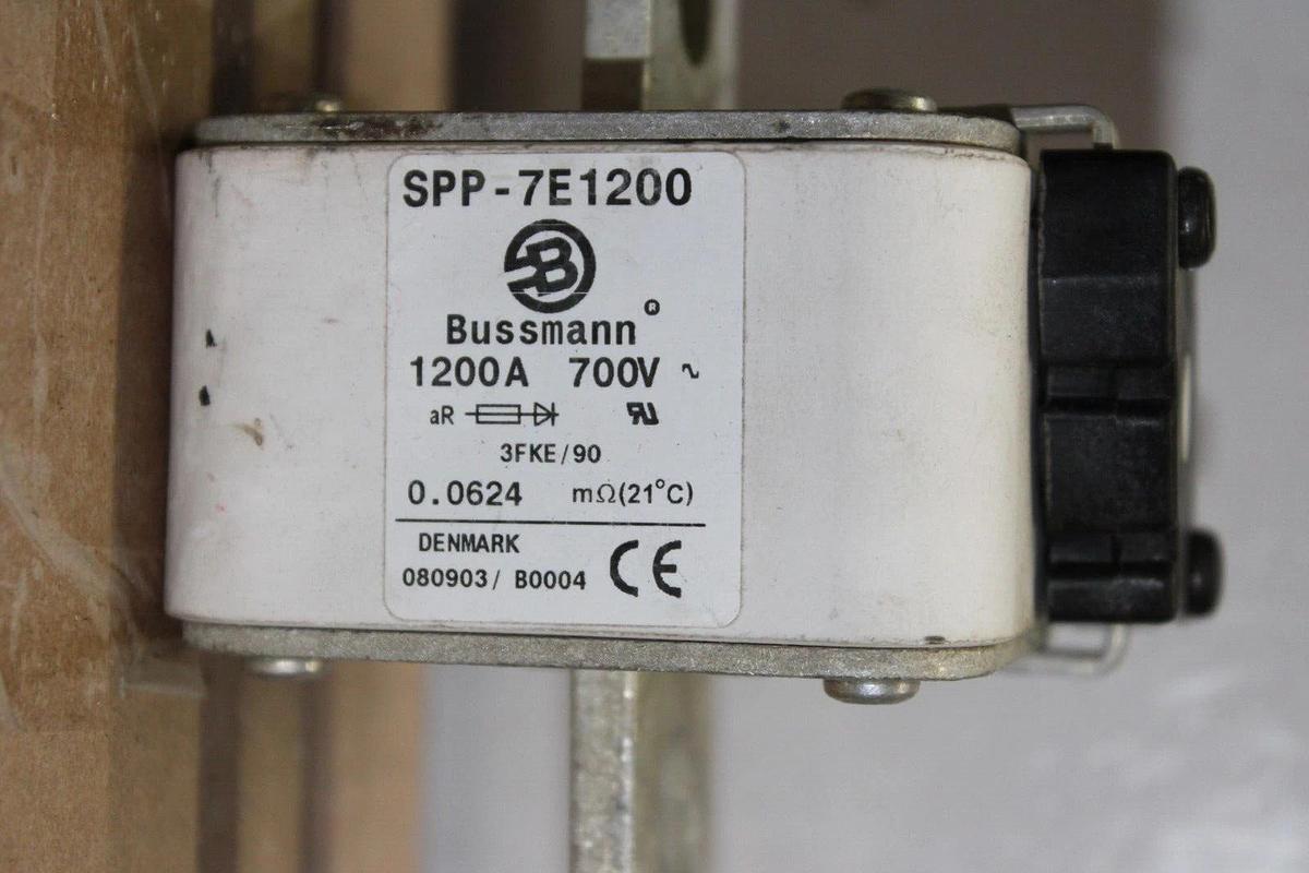 Used BUSSMANN SEMITRON FUSE SPP-7E1200 1200 AMP 700 VOLT **WARRANTY INCLUDED**