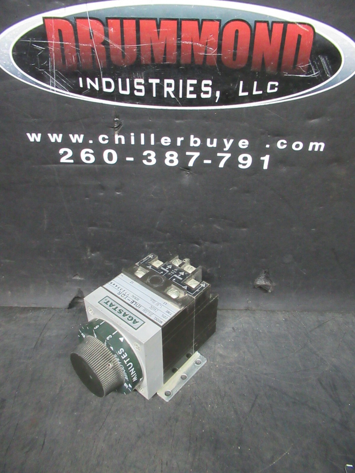 Used AGASTAT TIME DELAY RELAY 3-30 MINUTES 7012OH 24 VDC VOIL 600 VAC 10 AMP