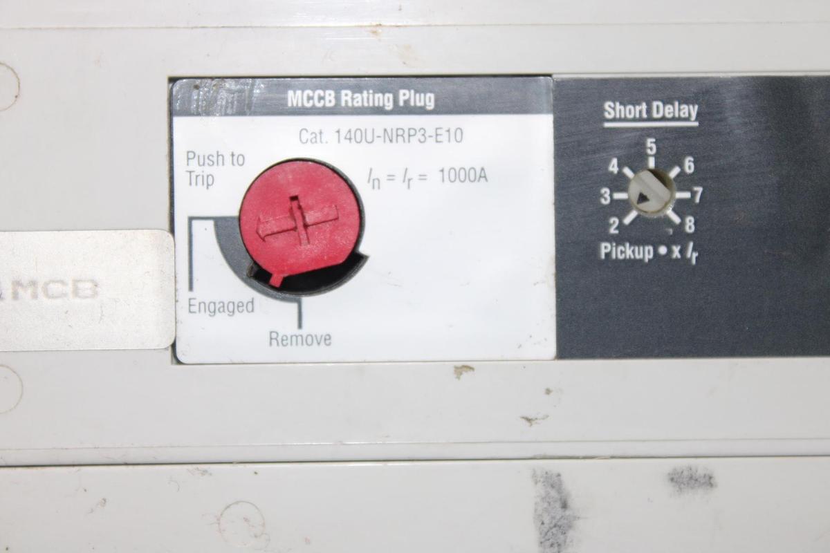 Used ABB CIRCUIT BREAKER SACE S3 S3H 225 AMP 480 VAC 3-POLE W/ AUX SWITCH