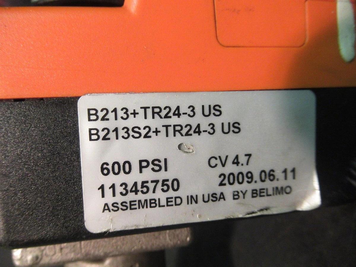 Used BELIMO FLOATING NON-SPRING RETURN ACTUATOR TR24-3 24 VAC 1 WATT 600 PSI