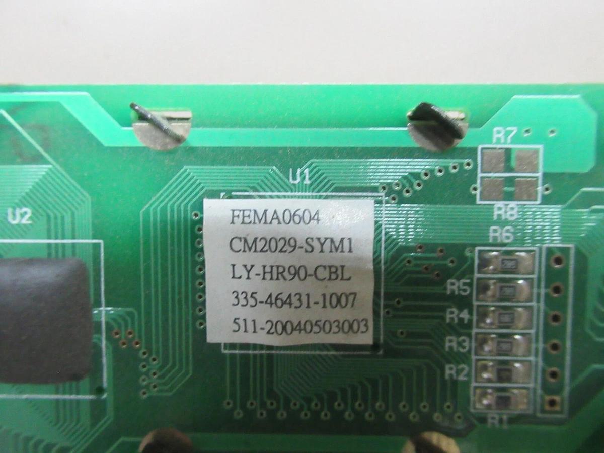 Used YORK MILLENIUM SCREW CHILLER DISPLAY PANEL 031-00814C REV. I 371-02563-101