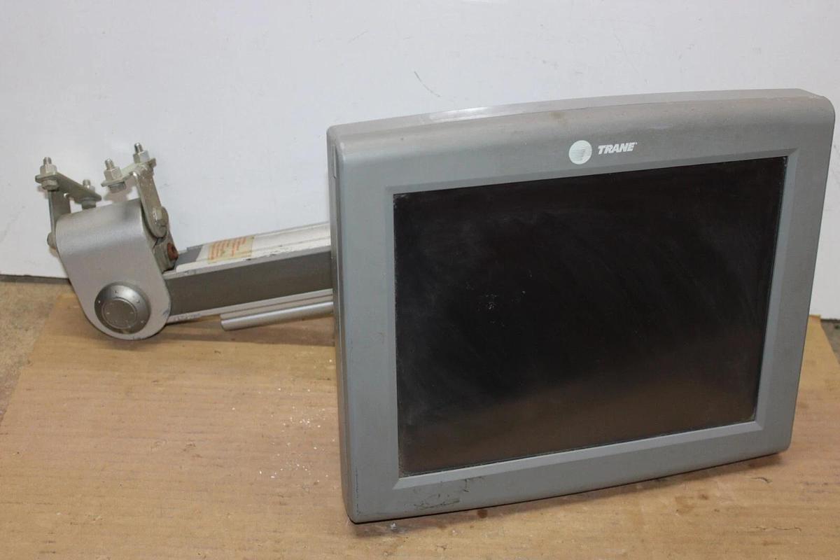 Used TRANE CHILLER HMI CONTROL ADAPTIVE DISPLAY X13760326-03 REV. J W/ SWING ARM