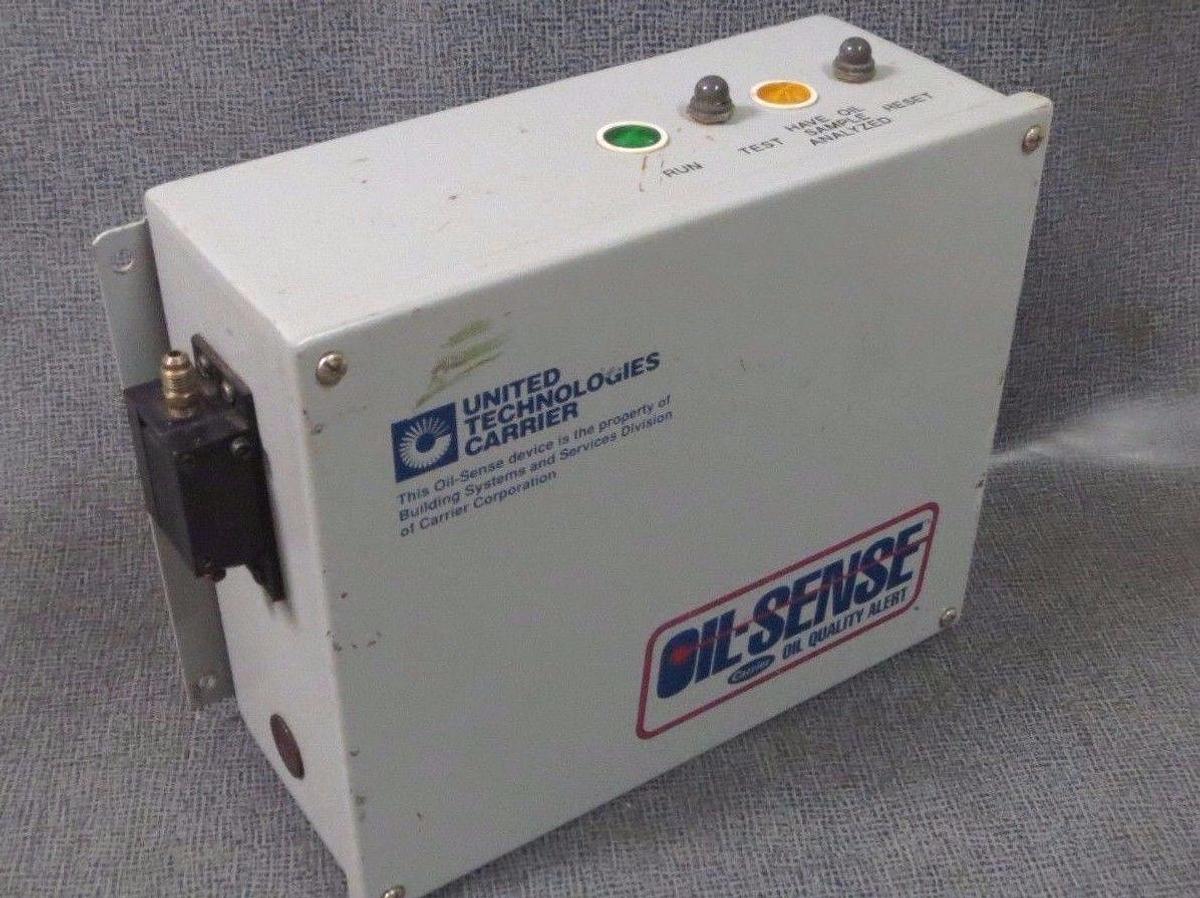 Used CARRIER OIL-SENSE QUALITY SENSOR 115V 1 PHASE MODEL 32GA400504