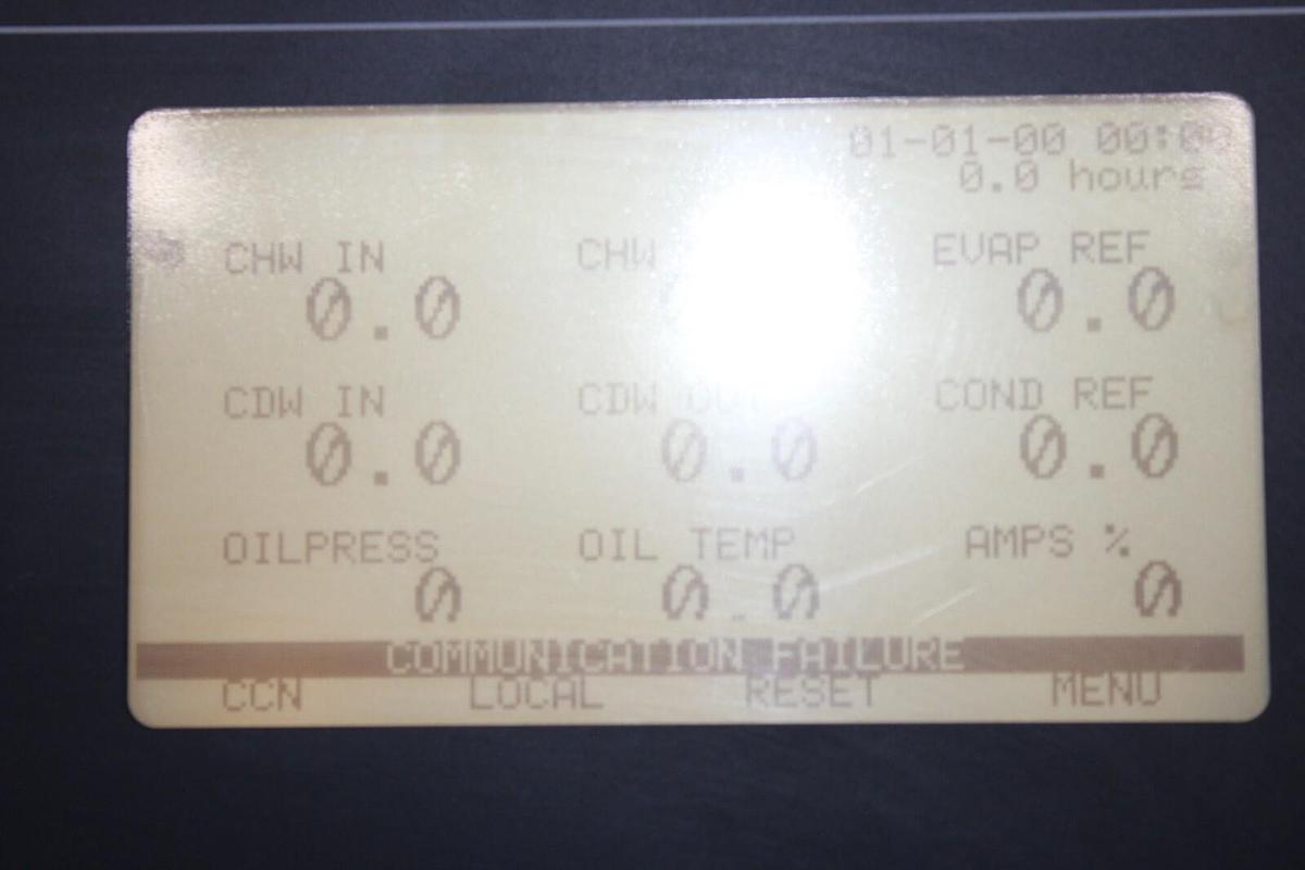 Used CARRIER COMFORT NETWORK CHILLER DISPLAY CEPL130230-01 CESO130036-00
