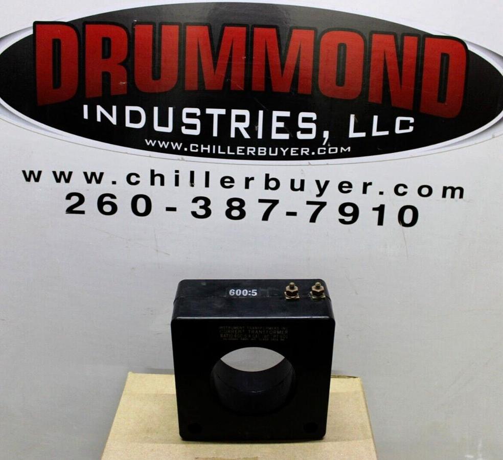 Used INSTRUMENT TRANSFORMER CURRENT TRANSFORMER 180-SHT-601 600:5 AMP 600V 50-400HZ