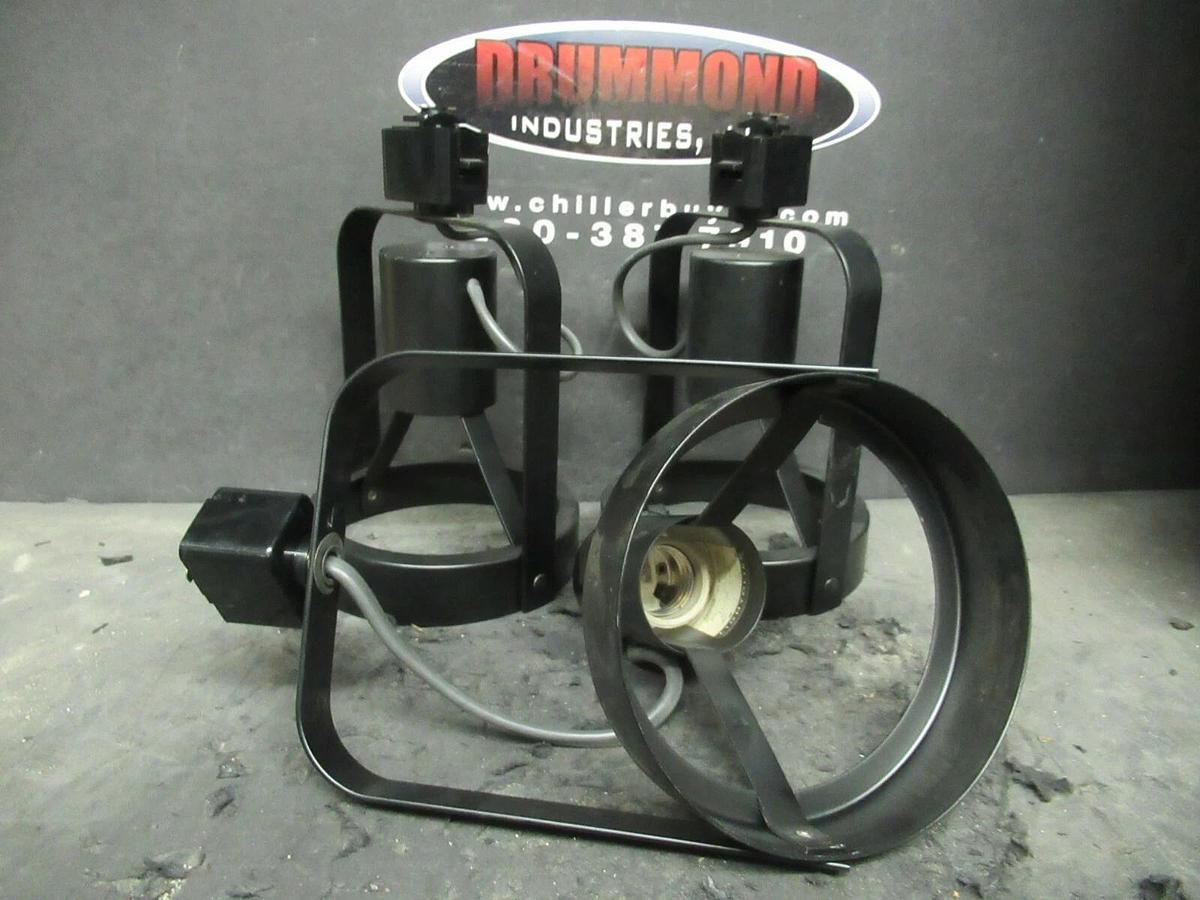 Used LIGHTOLIER 9022BK LYTESPAN 250 WATT MAX LAMP TRACK LIGHTING FIXTURE BLACK PAR 38