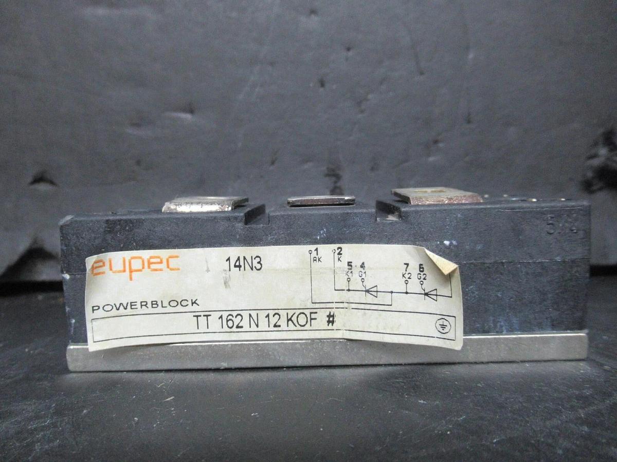Used EUPEN 14N3 POWERBLOCK IGBT POWER MODULE TT162N12KOF *WARRANTY INCLUDED*