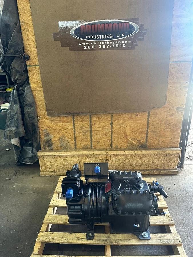 Used COPELAND SEMI-HERMETIC REFRIGERANT COMPRESSOR MODEL 4DH1-2500-TSK 208/230-460 V