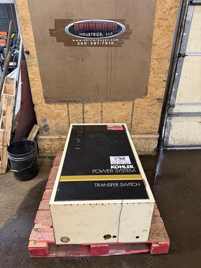 Used KOHLER AUTOMATIC TRANSFER SWITCH K-168541-225 225 AMP 208 VOLT 3-PHASE 3-WIRE