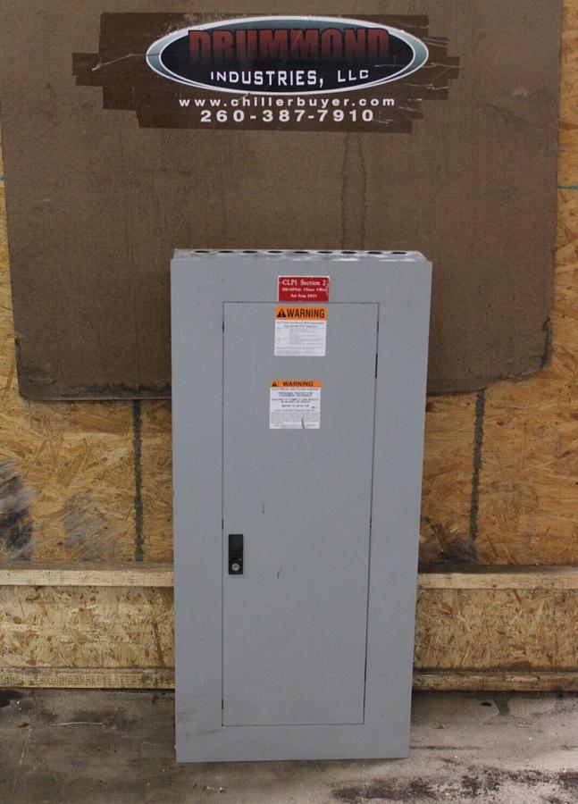 Used GENERAL ELECTRIC SERVICE PANELBOARD AB43B 225 AMP 208Y/120V 3-PHASE NEMA 1