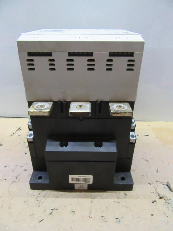 Used EATON CONTACTOR XTCE400M 600 VAC 450 AMP 400 HP 3-POLE 3-PHASE COIL: 24-48 VDC