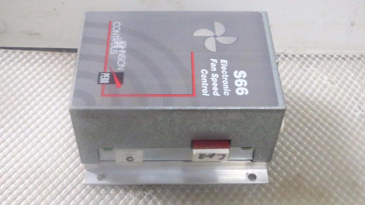 Used JOHNSON CONTROLS PENN FAN SPEED CONTROL 24 VAC MODEL S66DC-1