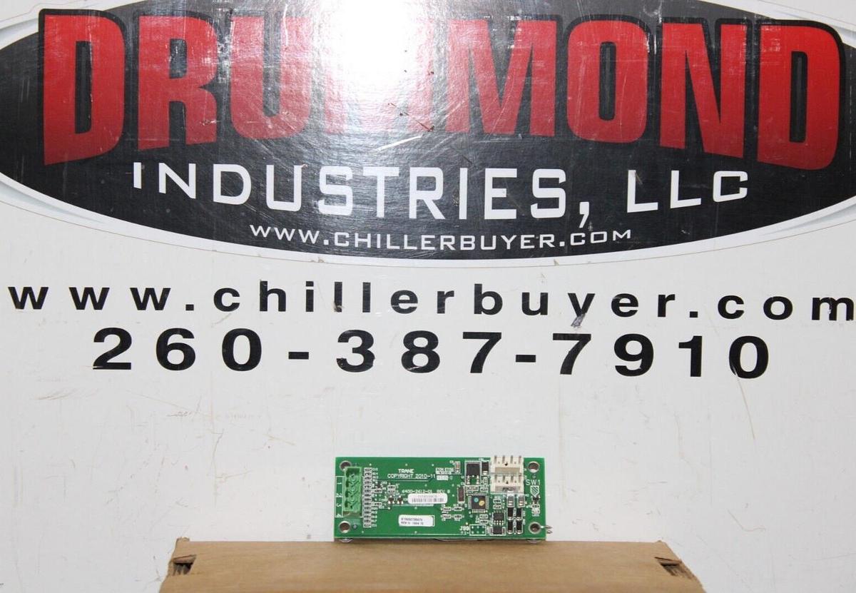 Used TRANE DUAL BINARY INPUT CIRCUIT BOARD X13650728070 REV. H 6400-2612-01 REV. B