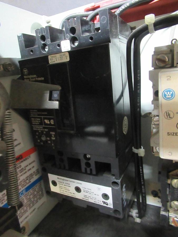 Used CUTLER HAMMER MOTOR STARTER CONTROL MODEL: 2100 12" W/ A200M1CACP NEMA SIZE 1