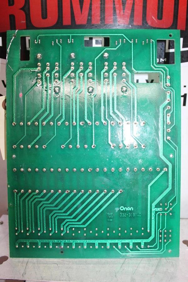 Used ONAN ALARM 24V RELAY ASSEMBLY CIRCUIT BOARD 332-31811.D **WARRANTY**