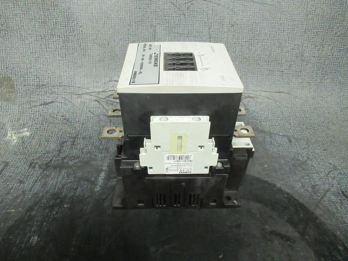 Used 195 AMP SIEMENS CONTACTOR HN53EL115 600 VAC 3 POLE **WARRANTY INCLUDED**