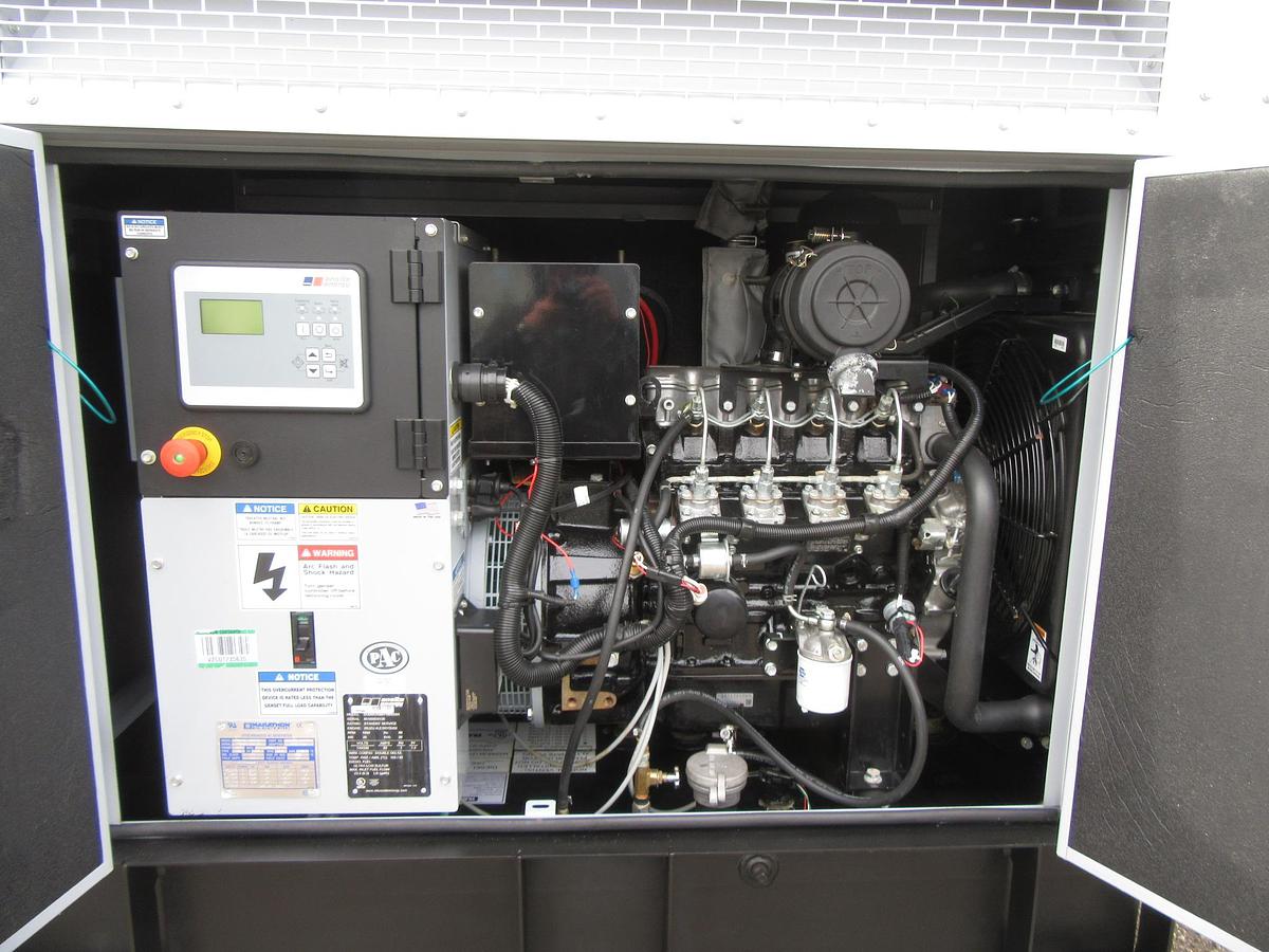 Used 20 KW DIESEL GENERATOR MTU 120/240 V 4LE1 ISUZU SOUND ENCLOSED 299 HRS VIDEO
