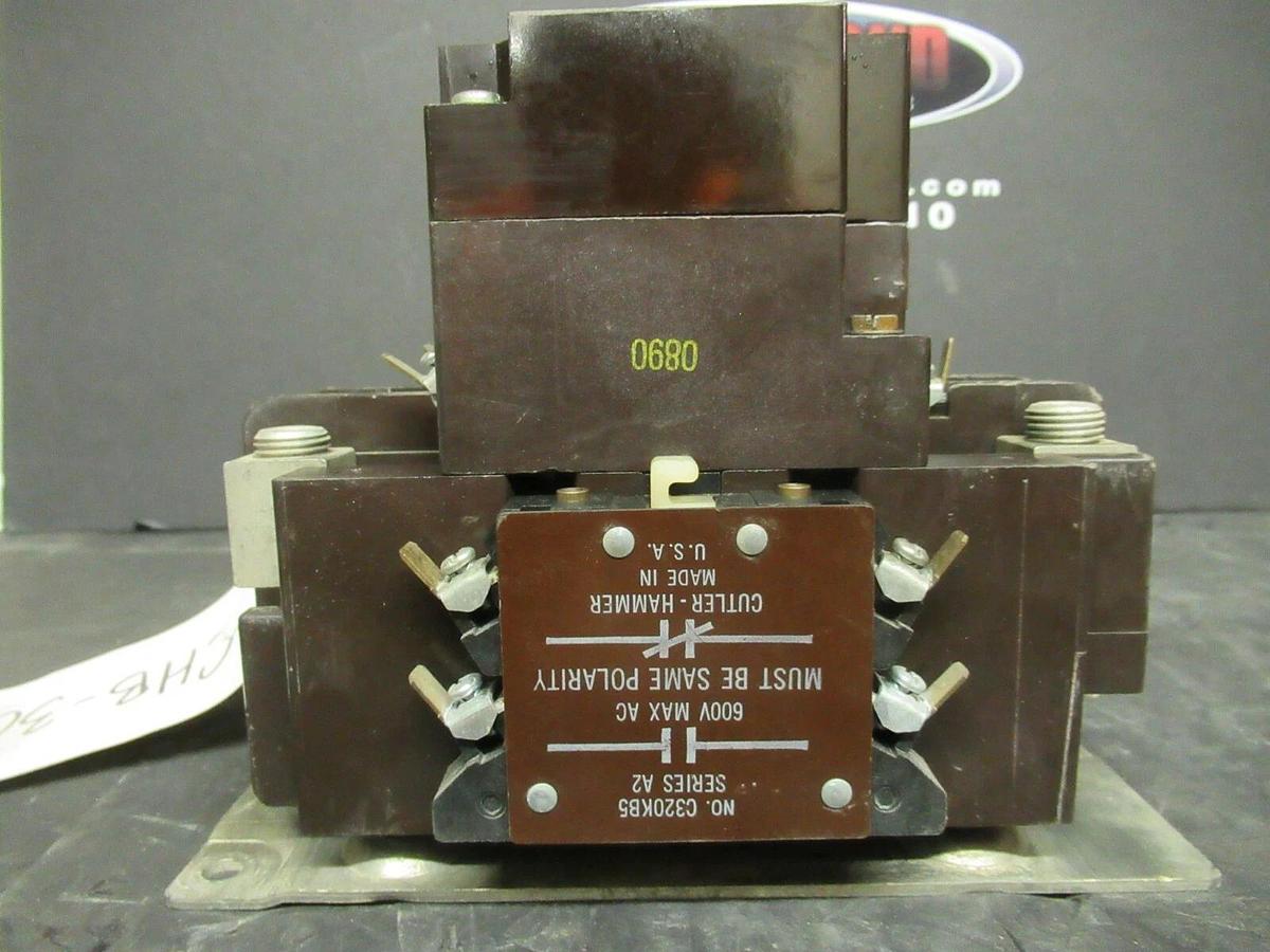 Used 120 AMP CUTLER HAMMER CONTACTOR C832JN6 SER. B1 COIL: 120 VAC **WARRANTY**