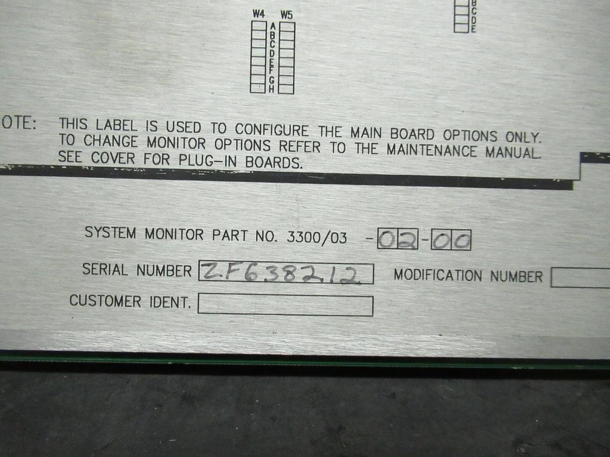 Used BENTLY NEVADA SERIAL DATA INTERFACE 89998-01 REV. A // 3300/03-02-00