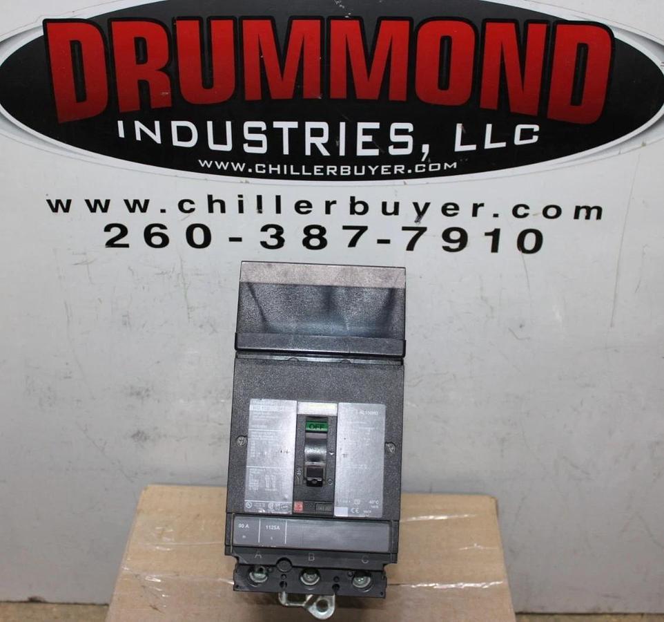Used SQUARE D POWERPACT I-LINE CIRCUIT BREAKER HGA36090 90 AMP 600 VOLT 3-POLE