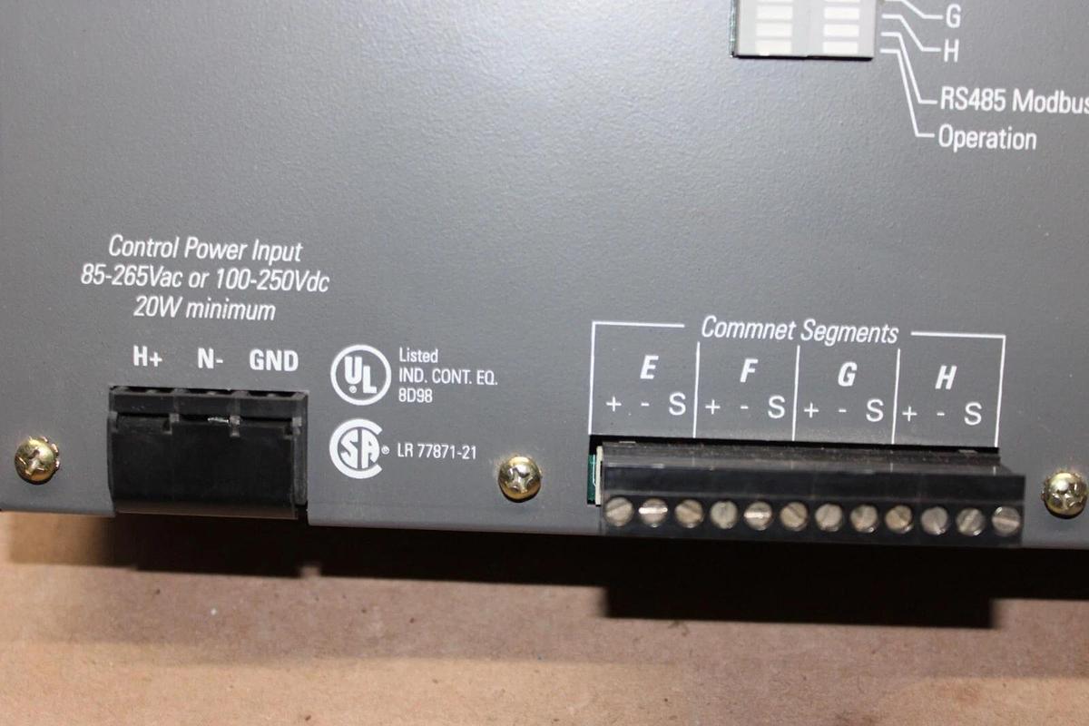 Used GE POWER LEADER MODBUS CONCENTRATOR PLZOOMG01 265VAC 250VDC 20 WATT