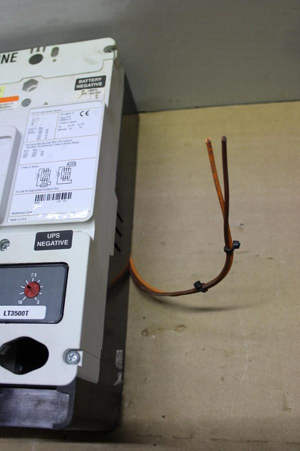 Used CUTLER-HAMMER DC CIRCUIT BREAKER HLDDC3600F 500 AMP TRIP 600 VDC **WARRANTY**