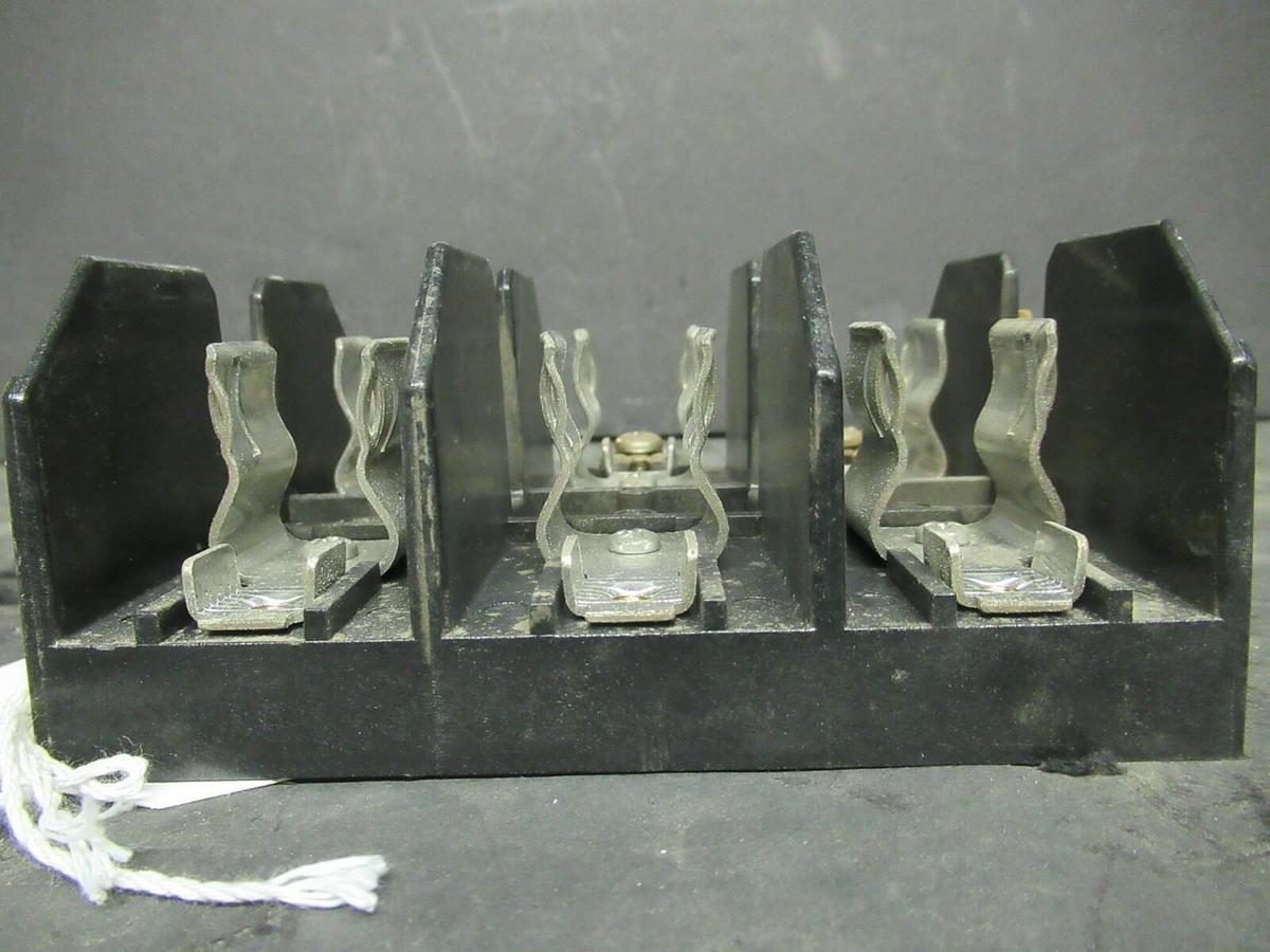 Used MARATHON FUSE HOLDER 6J30A3SP FOR 30 AMP 600 V CLASS J FUSES **WARRANTY**