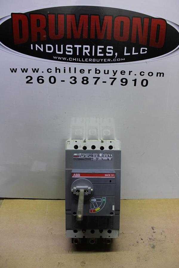 Used ABB CIRCUIT BREAKER S5H 400 AMP 3-POLE 600 VOLT W/ AUXILIARY SWITCH