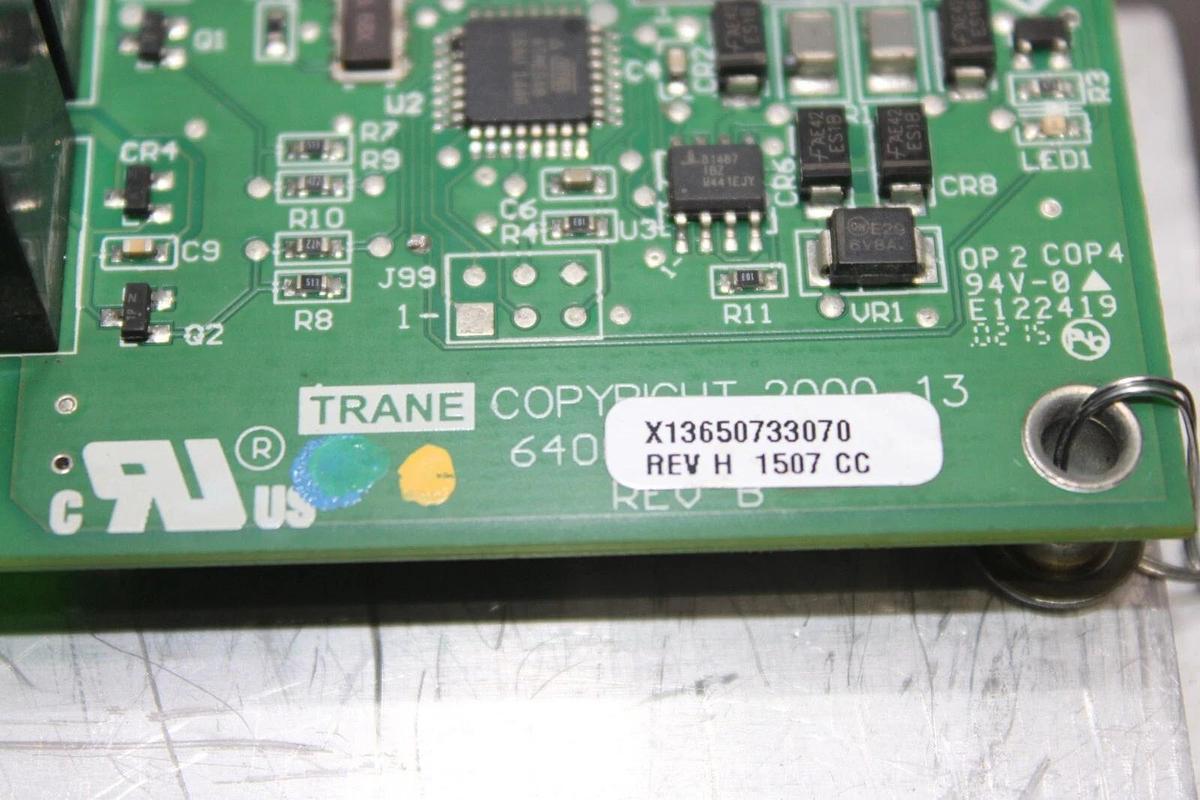 Used TRANE DUAL RELAY OUTPUT CIRCUIT BOARD X13650733070 REV. H **WARRANTY INCLUDED**
