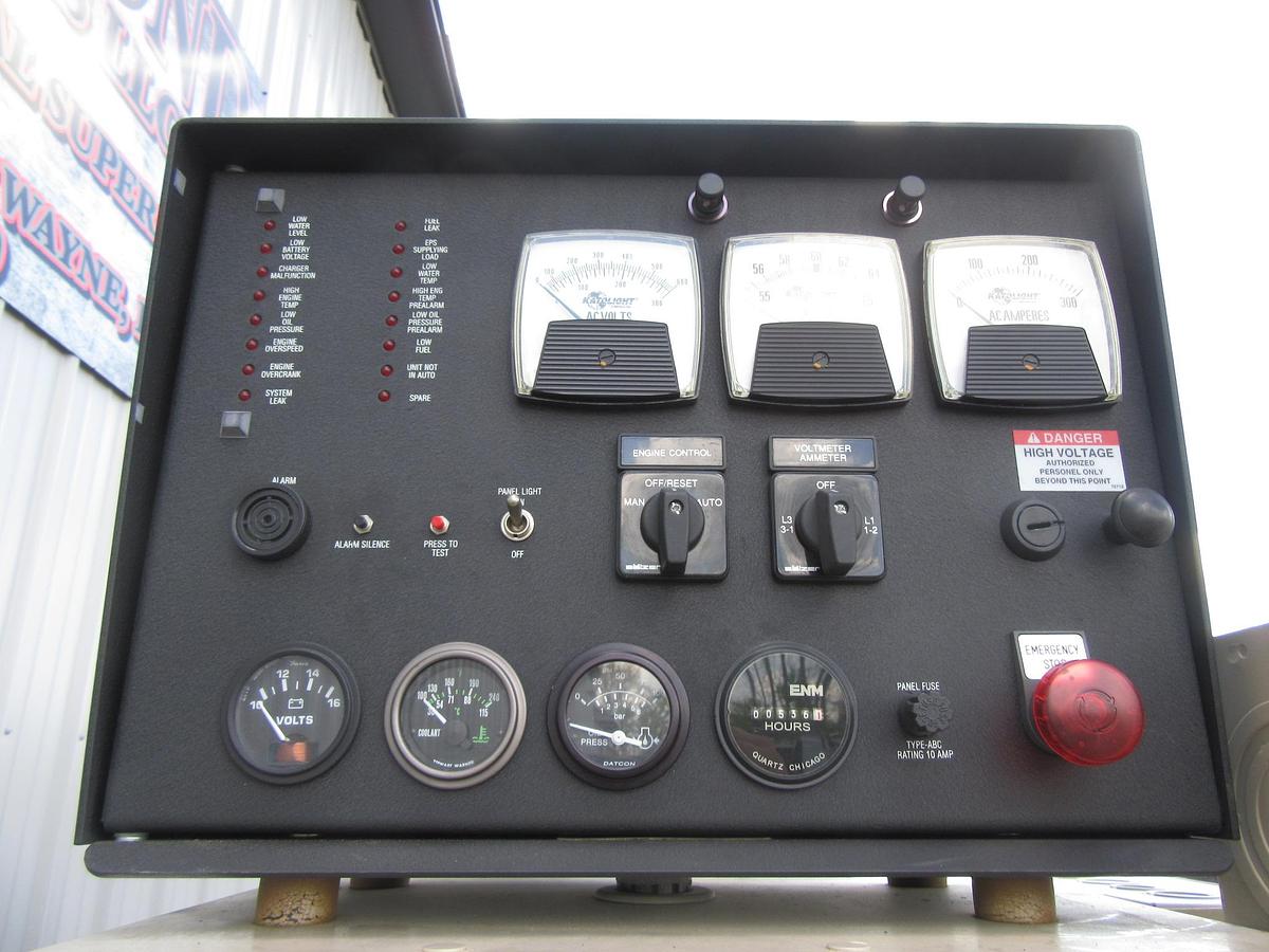 Used 60 KW DIESEL GENERATOR KATOLIGHT 120/240V RE-CONNECTABLE 536 HRS VIDEO WE SHIP