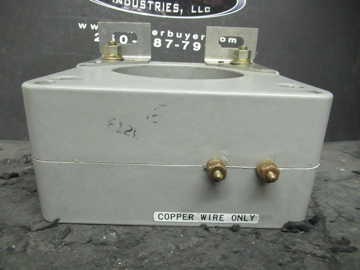 Used SQUARE D GA-375 GROUND SENSOR CENSOR CT 4 - 12 AMPS TRIP  600 VAC 4 CY DURATION