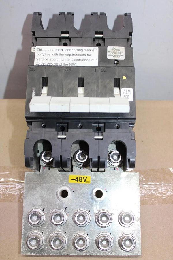 Used AIRPAX CIRCUIT BREAKER JTMP-3-1RLS4-37967-600-S 750 AMP 65 VOLT **WARRANTY**