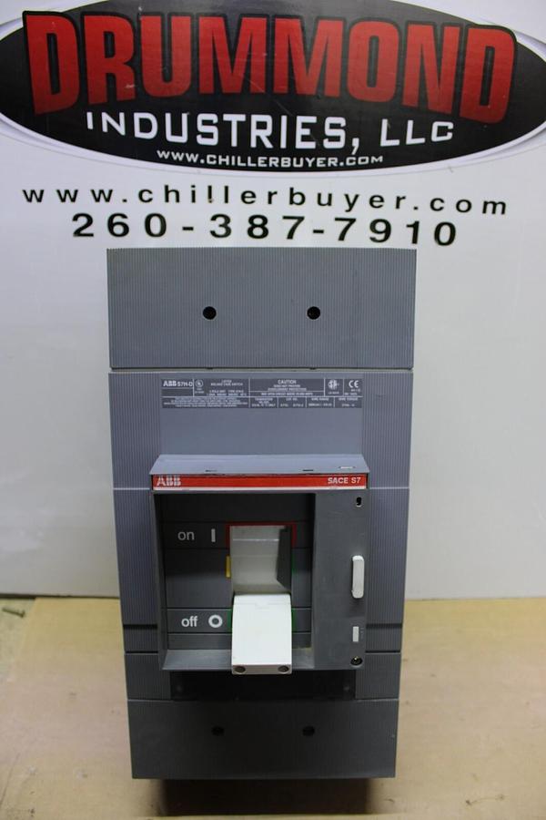 Used ABB MOLDED CASE SWITCH SACE S7H-D 1200 AMP 600 VOLT 3-POLE SACE S7