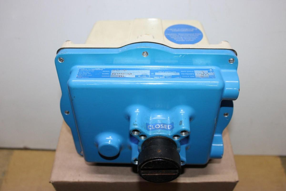 Used VALVCON ACTUATOR VW300S115A 300 IN-LBS 115 VAC 0.6 AMP 10 SEC CYCLE **WARRANTY**