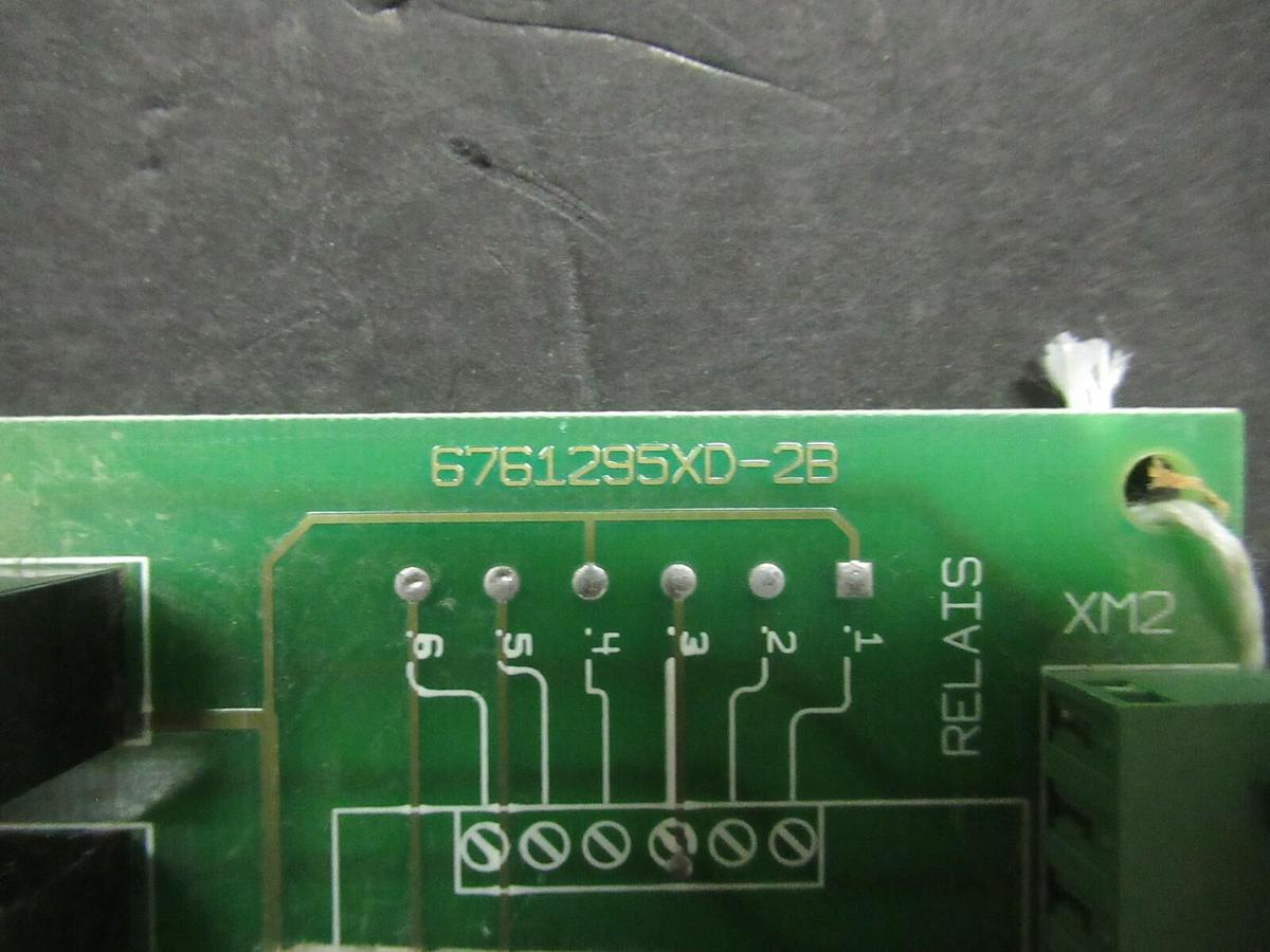Used MERLIN GERIN CIRCUIT BOARD MODEL RIJO 6761296 6761295XD-1B 6761295XD-2B WARRANTY