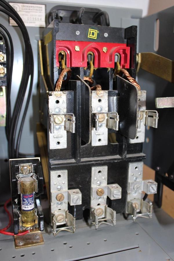Used SQUARE D MOTOR CONTROL BUCKET MCC 8998-NC-403 NEMA 1 12" W/ 8536-SCO-3
