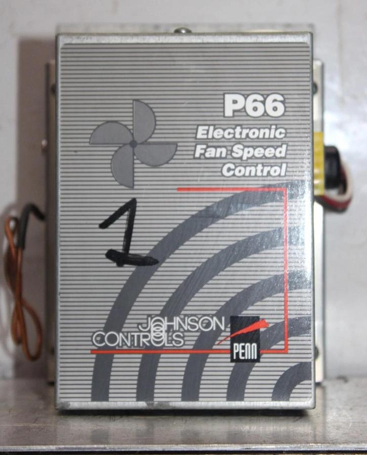 Used JOHNSON CONTROLS P66 ELECTRONIC FAN SPEED CONTROL **WARRANTY INCLUDED**