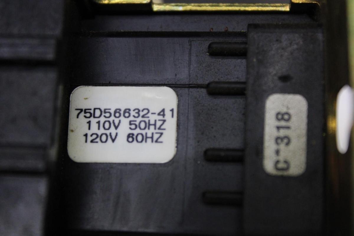 Used FURNAS CONTACTOR 42BE35AF382RGR 30 AMP 600 VAC 7.5 HP 3-POLE COIL: 110/120V