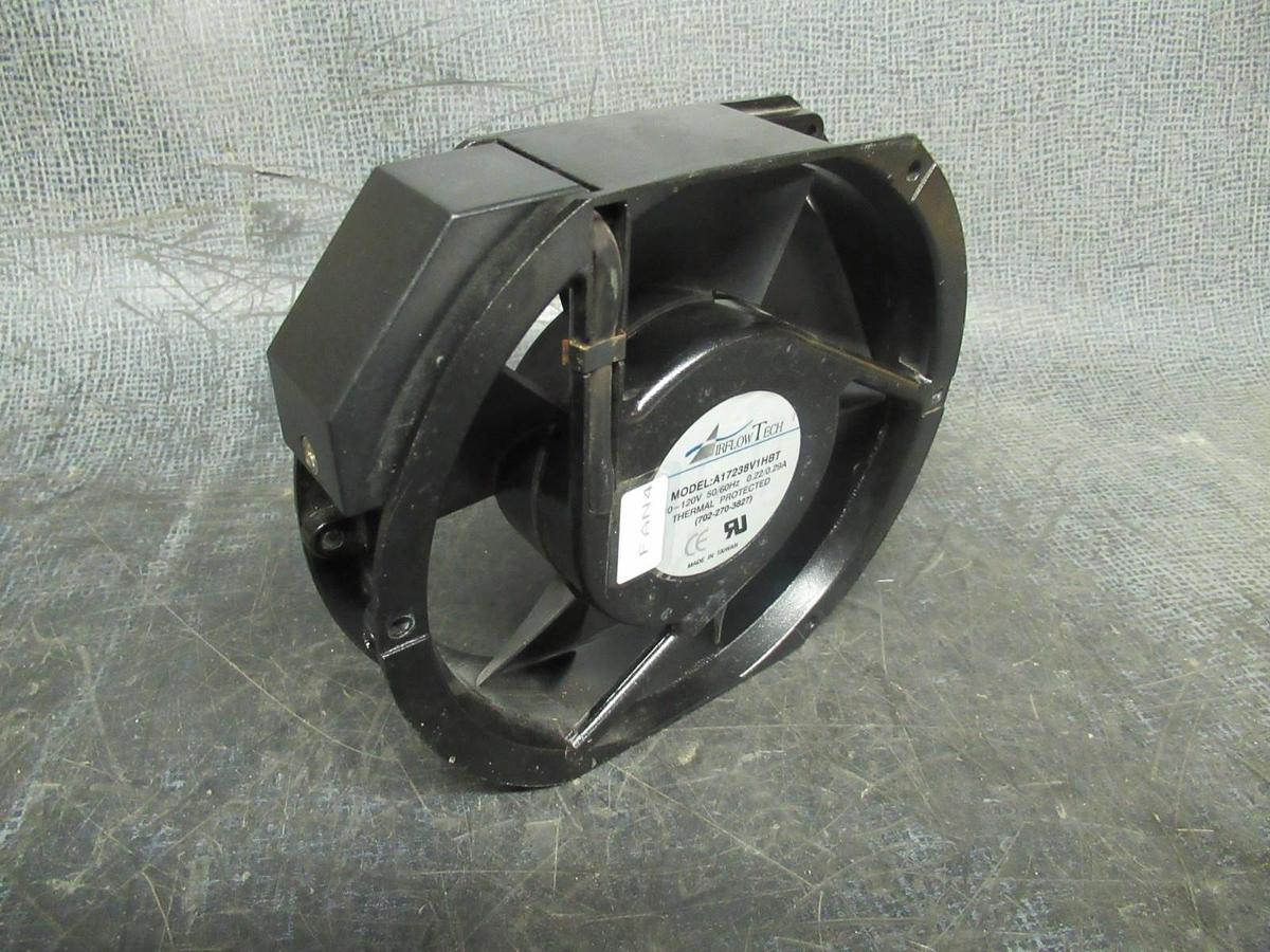 Used AIRFLOW TECH FAN MODEL:A17238V1HBT 120V .22/.29A **WARRANTY INCLUDED**