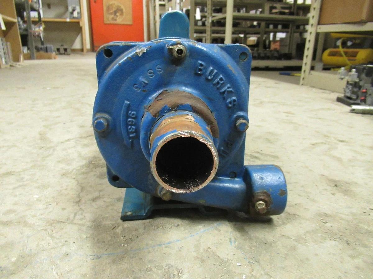 Used BURKS CIRCULATION PUMP 15G5 15G5-1-1/4 1.5 HP 115/208-230 VOLTS 3450 RPM EU1502