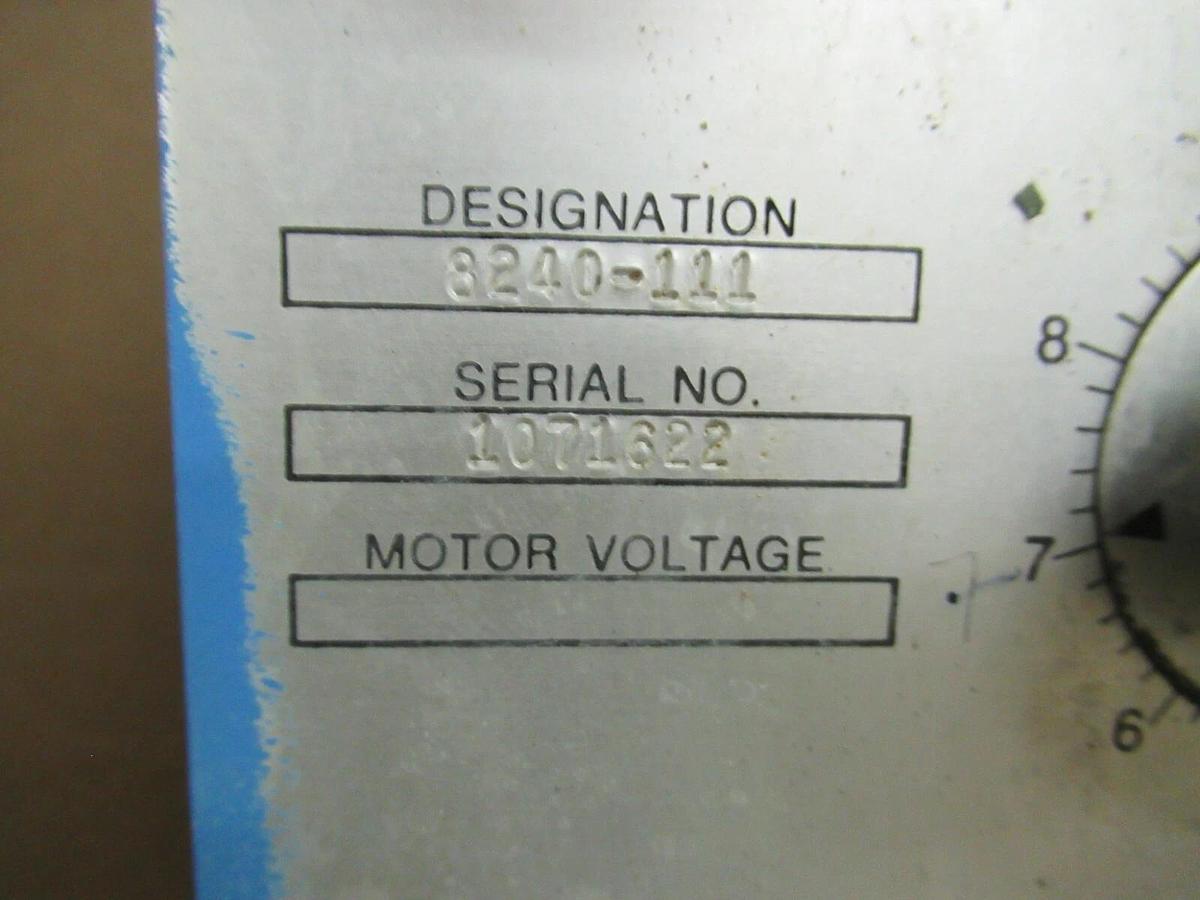 Used WOODWARD EGB SPEED GOVERNOR 10-C 10 FT/LB DESIGNATION 8240-111 RPM 600 - 1184